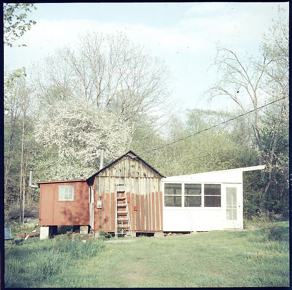 [214 Miscellaneous Personal Photographs: Views of Walker Evans's House and Studio, Old Lyme, Connecticut, Portraits of Evans, and Views of Evans's Paintings], Walker Evans (American, St. Louis, Missouri 1903–1975 New Haven, Connecticut), Color film transparency