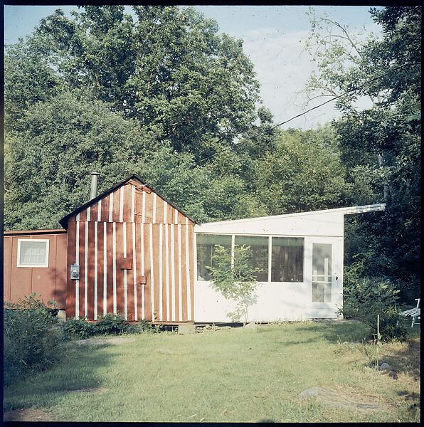 [214 Miscellaneous Personal Photographs: Views of Walker Evans's House and Studio, Old Lyme, Connecticut, Portraits of Evans, and Views of Evans's Paintings], Walker Evans (American, St. Louis, Missouri 1903–1975 New Haven, Connecticut), Color film transparency