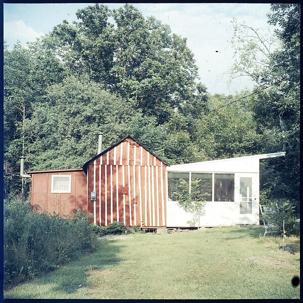 [214 Miscellaneous Personal Photographs: Views of Walker Evans's House and Studio, Old Lyme, Connecticut, Portraits of Evans, and Views of Evans's Paintings], Walker Evans (American, St. Louis, Missouri 1903–1975 New Haven, Connecticut), Color film transparency