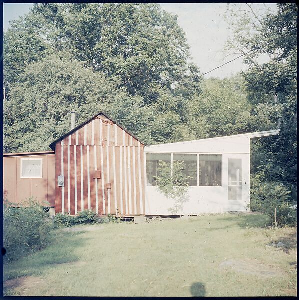 [214 Miscellaneous Personal Photographs: Views of Walker Evans's House and Studio, Old Lyme, Connecticut, Portraits of Evans, and Views of Evans's Paintings], Walker Evans (American, St. Louis, Missouri 1903–1975 New Haven, Connecticut), Color film transparency