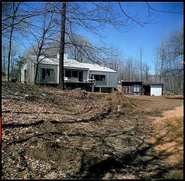 [214 Miscellaneous Personal Photographs: Views of Walker Evans's House and Studio, Old Lyme, Connecticut, Portraits of Evans, and Views of Evans's Paintings], Walker Evans (American, St. Louis, Missouri 1903–1975 New Haven, Connecticut), Color film transparency