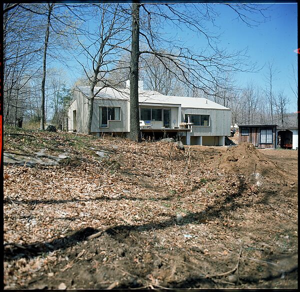 [214 Miscellaneous Personal Photographs: Views of Walker Evans's House and Studio, Old Lyme, Connecticut, Portraits of Evans, and Views of Evans's Paintings], Walker Evans (American, St. Louis, Missouri 1903–1975 New Haven, Connecticut), Color film transparency