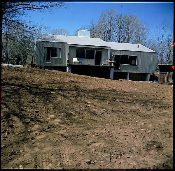 [214 Miscellaneous Personal Photographs: Views of Walker Evans's House and Studio, Old Lyme, Connecticut, Portraits of Evans, and Views of Evans's Paintings], Walker Evans (American, St. Louis, Missouri 1903–1975 New Haven, Connecticut), Color film transparency