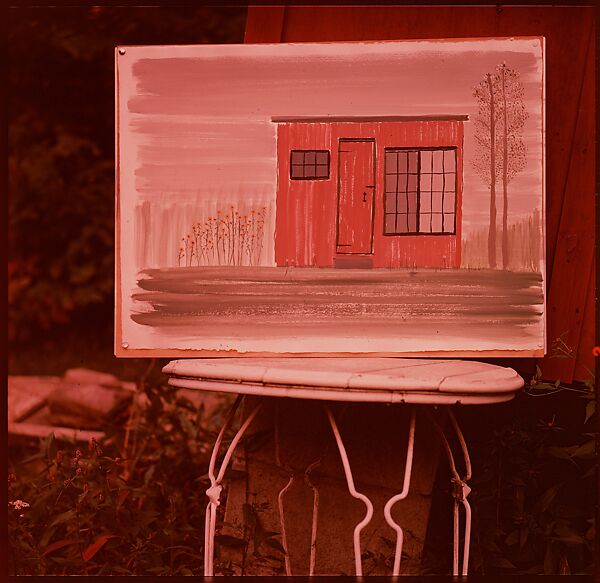 [214 Miscellaneous Personal Photographs: Views of Walker Evans's House and Studio, Old Lyme, Connecticut, Portraits of Evans, and Views of Evans's Paintings], Walker Evans (American, St. Louis, Missouri 1903–1975 New Haven, Connecticut), Color film transparency