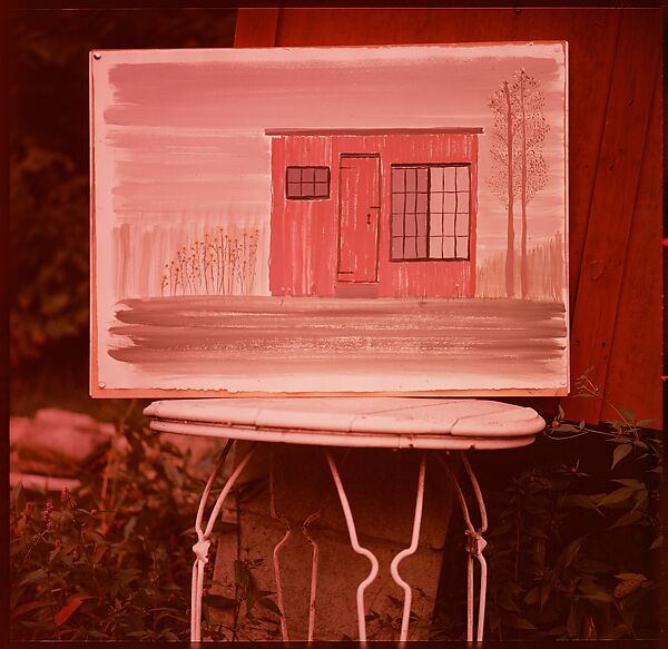 [214 Miscellaneous Personal Photographs: Views of Walker Evans's House and Studio, Old Lyme, Connecticut, Portraits of Evans, and Views of Evans's Paintings], Walker Evans (American, St. Louis, Missouri 1903–1975 New Haven, Connecticut), Color film transparency