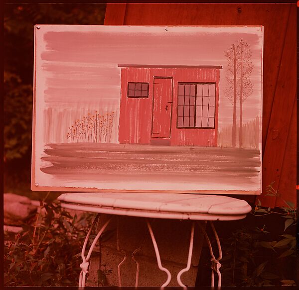 [214 Miscellaneous Personal Photographs: Views of Walker Evans's House and Studio, Old Lyme, Connecticut, Portraits of Evans, and Views of Evans's Paintings], Walker Evans (American, St. Louis, Missouri 1903–1975 New Haven, Connecticut), Color film transparency