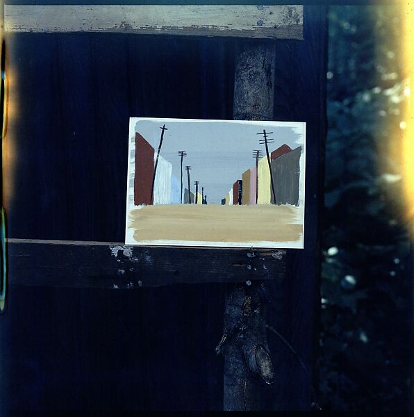 [214 Miscellaneous Personal Photographs: Views of Walker Evans's House and Studio, Old Lyme, Connecticut, Portraits of Evans, and Views of Evans's Paintings], Walker Evans (American, St. Louis, Missouri 1903–1975 New Haven, Connecticut), Color film transparency