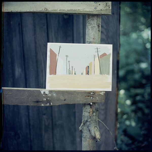 [214 Miscellaneous Personal Photographs: Views of Walker Evans's House and Studio, Old Lyme, Connecticut, Portraits of Evans, and Views of Evans's Paintings], Walker Evans (American, St. Louis, Missouri 1903–1975 New Haven, Connecticut), Color film transparency