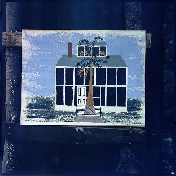 [214 Miscellaneous Personal Photographs: Views of Walker Evans's House and Studio, Old Lyme, Connecticut, Portraits of Evans, and Views of Evans's Paintings], Walker Evans (American, St. Louis, Missouri 1903–1975 New Haven, Connecticut), Color film transparency