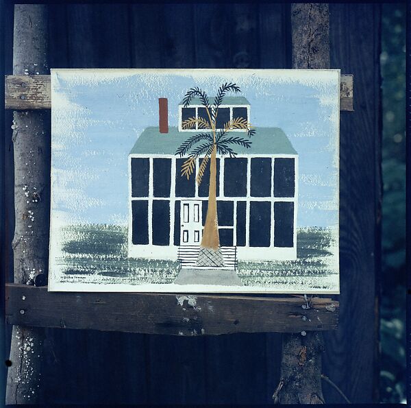 [214 Miscellaneous Personal Photographs: Views of Walker Evans's House and Studio, Old Lyme, Connecticut, Portraits of Evans, and Views of Evans's Paintings], Walker Evans (American, St. Louis, Missouri 1903–1975 New Haven, Connecticut), Color film transparency