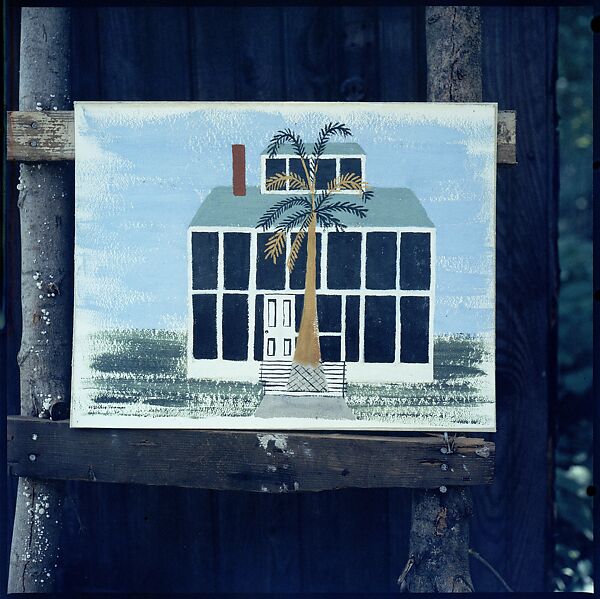 [214 Miscellaneous Personal Photographs: Views of Walker Evans's House and Studio, Old Lyme, Connecticut, Portraits of Evans, and Views of Evans's Paintings], Walker Evans (American, St. Louis, Missouri 1903–1975 New Haven, Connecticut), Color film transparency