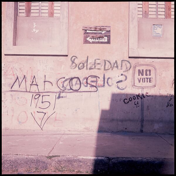 [147 Architectural Details and Streets Scenes, Puerto Rico], Walker Evans (American, St. Louis, Missouri 1903–1975 New Haven, Connecticut), Color film transparency