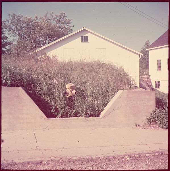 [235 Miscellaneous Views: Street Furniture, Signs, and Architectural Details], Walker Evans (American, St. Louis, Missouri 1903–1975 New Haven, Connecticut), Color film transparency and negative