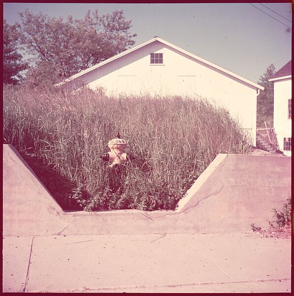 [235 Miscellaneous Views: Street Furniture, Signs, and Architectural Details], Walker Evans (American, St. Louis, Missouri 1903–1975 New Haven, Connecticut), Color film transparency and negative