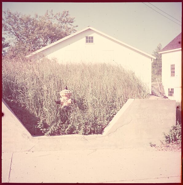 [235 Miscellaneous Views: Street Furniture, Signs, and Architectural Details], Walker Evans (American, St. Louis, Missouri 1903–1975 New Haven, Connecticut), Color film transparency and negative