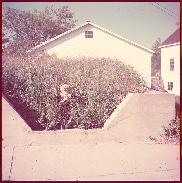 [235 Miscellaneous Views: Street Furniture, Signs, and Architectural Details], Walker Evans (American, St. Louis, Missouri 1903–1975 New Haven, Connecticut), Color film transparency and negative