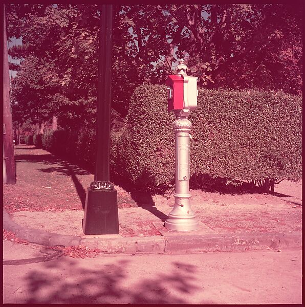 [235 Miscellaneous Views: Street Furniture, Signs, and Architectural Details], Walker Evans (American, St. Louis, Missouri 1903–1975 New Haven, Connecticut), Color film transparency and negative