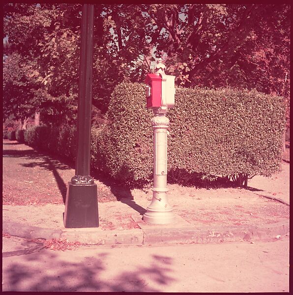 [235 Miscellaneous Views: Street Furniture, Signs, and Architectural Details], Walker Evans (American, St. Louis, Missouri 1903–1975 New Haven, Connecticut), Color film transparency and negative