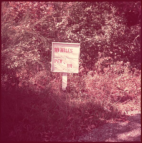 [235 Miscellaneous Views: Street Furniture, Signs, and Architectural Details], Walker Evans (American, St. Louis, Missouri 1903–1975 New Haven, Connecticut), Color film transparency and negative