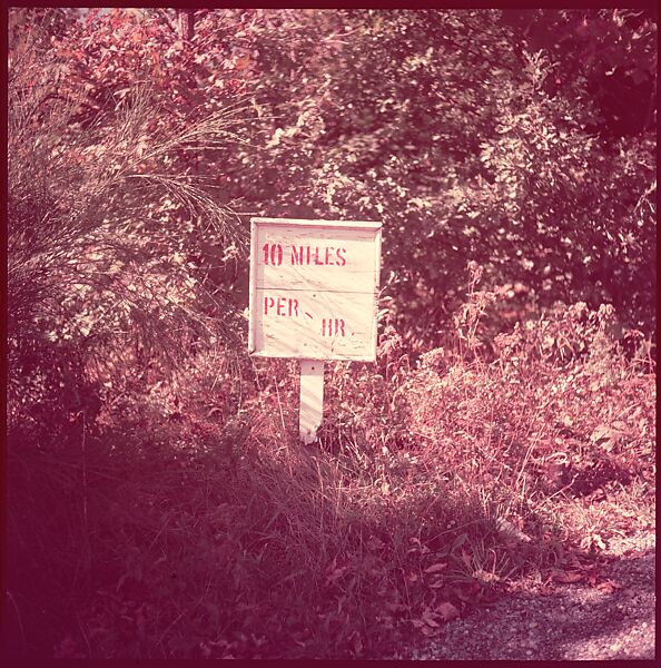 [235 Miscellaneous Views: Street Furniture, Signs, and Architectural Details], Walker Evans (American, St. Louis, Missouri 1903–1975 New Haven, Connecticut), Color film transparency and negative