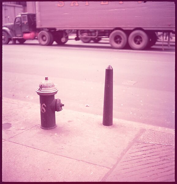 [235 Miscellaneous Views: Street Furniture, Signs, and Architectural Details], Walker Evans (American, St. Louis, Missouri 1903–1975 New Haven, Connecticut), Color film transparency and negative