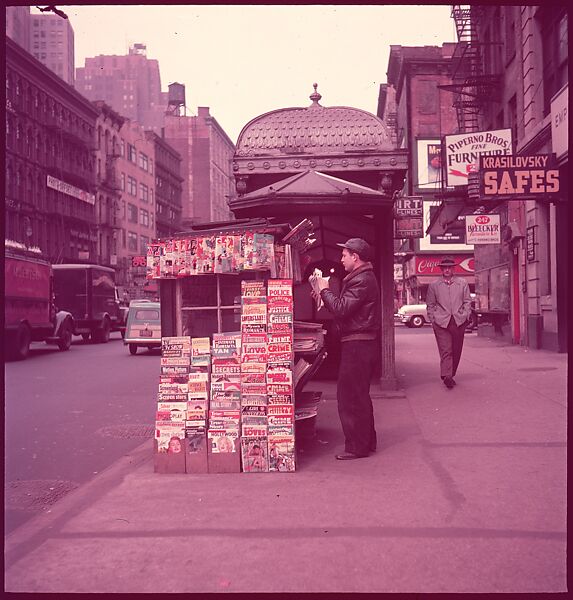 [235 Miscellaneous Views: Street Furniture, Signs, and Architectural Details], Walker Evans (American, St. Louis, Missouri 1903–1975 New Haven, Connecticut), Color film transparency and negative