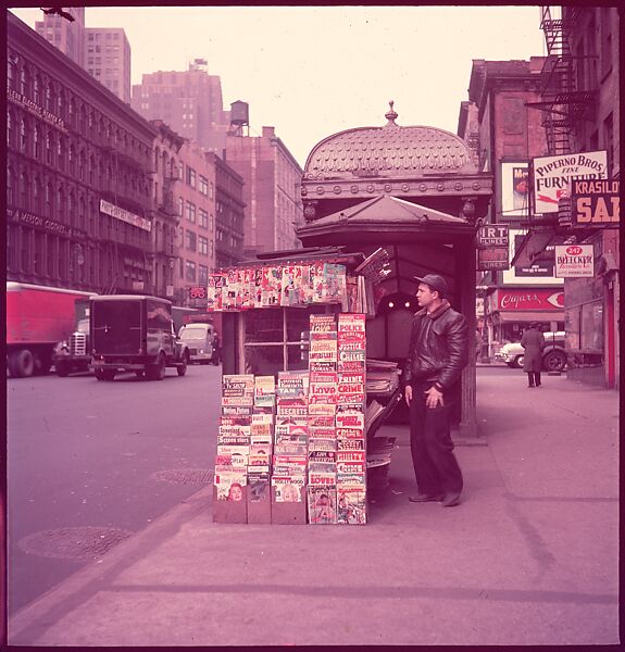 [235 Miscellaneous Views: Street Furniture, Signs, and Architectural Details], Walker Evans (American, St. Louis, Missouri 1903–1975 New Haven, Connecticut), Color film transparency and negative