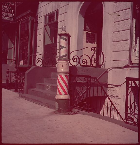 [235 Miscellaneous Views: Street Furniture, Signs, and Architectural Details], Walker Evans (American, St. Louis, Missouri 1903–1975 New Haven, Connecticut), Color film transparency and negative