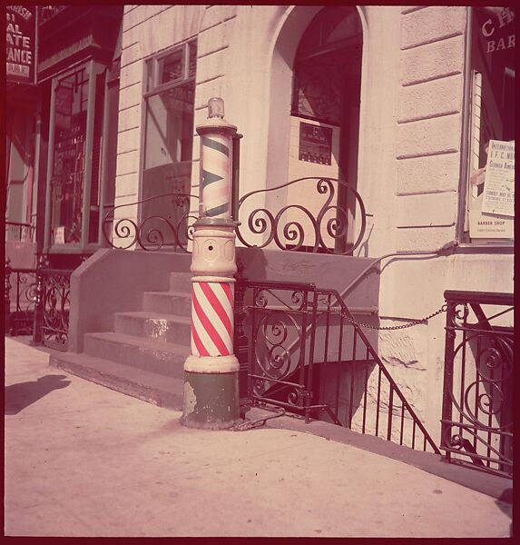 [235 Miscellaneous Views: Street Furniture, Signs, and Architectural Details], Walker Evans (American, St. Louis, Missouri 1903–1975 New Haven, Connecticut), Color film transparency and negative