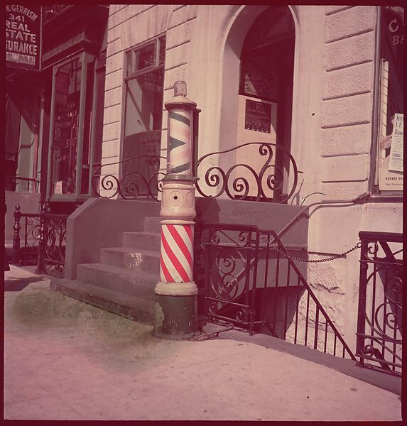 [235 Miscellaneous Views: Street Furniture, Signs, and Architectural Details], Walker Evans (American, St. Louis, Missouri 1903–1975 New Haven, Connecticut), Color film transparency and negative