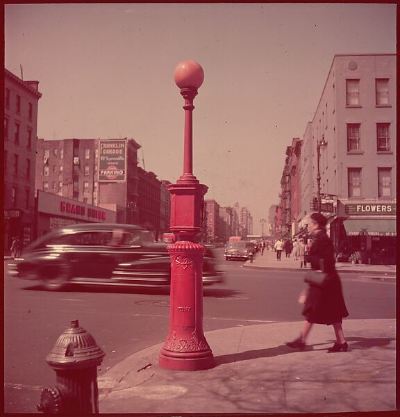[235 Miscellaneous Views: Street Furniture, Signs, and Architectural Details], Walker Evans (American, St. Louis, Missouri 1903–1975 New Haven, Connecticut), Color film transparency and negative