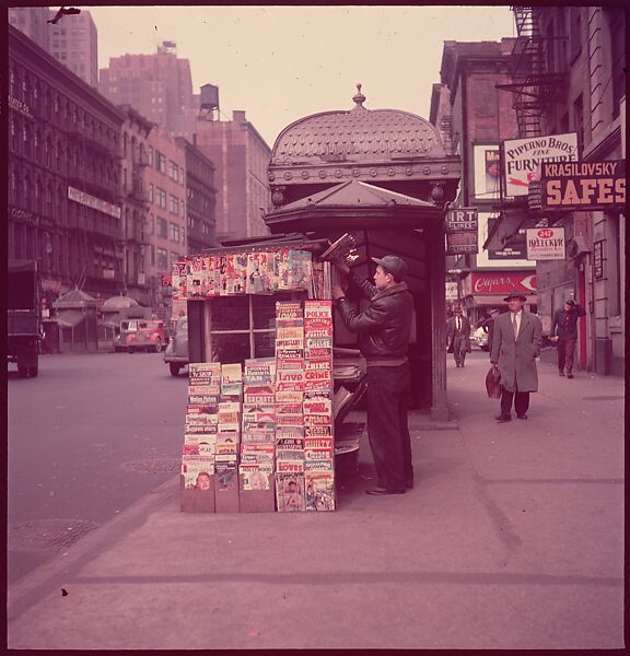 [235 Miscellaneous Views: Street Furniture, Signs, and Architectural Details], Walker Evans (American, St. Louis, Missouri 1903–1975 New Haven, Connecticut), Color film transparency and negative