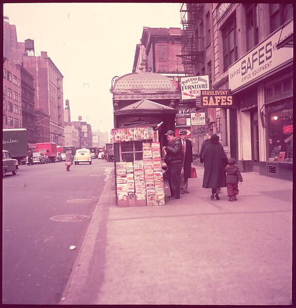 [235 Miscellaneous Views: Street Furniture, Signs, and Architectural Details], Walker Evans (American, St. Louis, Missouri 1903–1975 New Haven, Connecticut), Color film transparency and negative