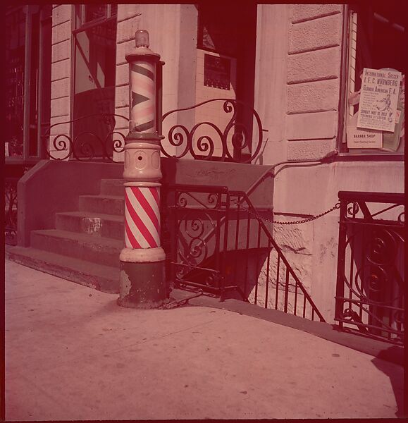 [235 Miscellaneous Views: Street Furniture, Signs, and Architectural Details], Walker Evans (American, St. Louis, Missouri 1903–1975 New Haven, Connecticut), Color film transparency and negative