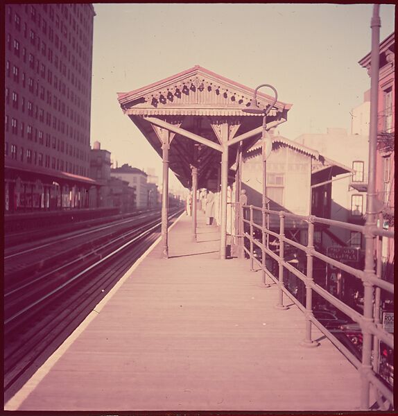 [235 Miscellaneous Views: Street Furniture, Signs, and Architectural Details], Walker Evans (American, St. Louis, Missouri 1903–1975 New Haven, Connecticut), Color film transparency and negative