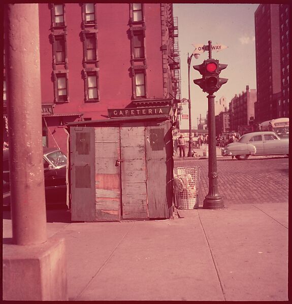 [235 Miscellaneous Views: Street Furniture, Signs, and Architectural Details], Walker Evans (American, St. Louis, Missouri 1903–1975 New Haven, Connecticut), Color film transparency and negative