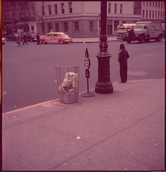 [235 Miscellaneous Views: Street Furniture, Signs, and Architectural Details], Walker Evans (American, St. Louis, Missouri 1903–1975 New Haven, Connecticut), Color film transparency and negative