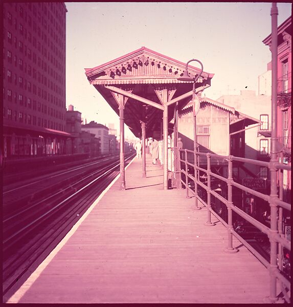 [235 Miscellaneous Views: Street Furniture, Signs, and Architectural Details], Walker Evans (American, St. Louis, Missouri 1903–1975 New Haven, Connecticut), Color film transparency and negative