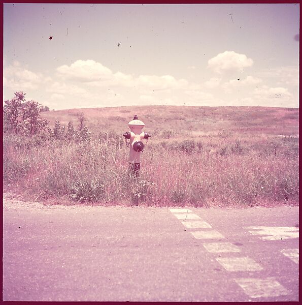 [235 Miscellaneous Views: Street Furniture, Signs, and Architectural Details], Walker Evans (American, St. Louis, Missouri 1903–1975 New Haven, Connecticut), Color film transparency and negative