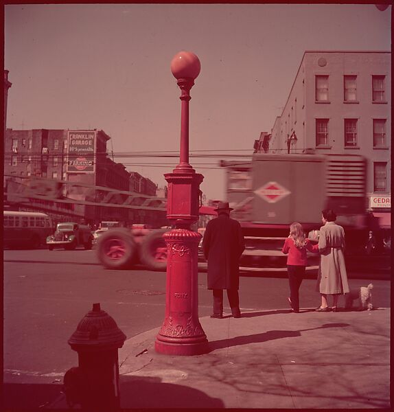 [235 Miscellaneous Views: Street Furniture, Signs, and Architectural Details], Walker Evans (American, St. Louis, Missouri 1903–1975 New Haven, Connecticut), Color film transparency and negative