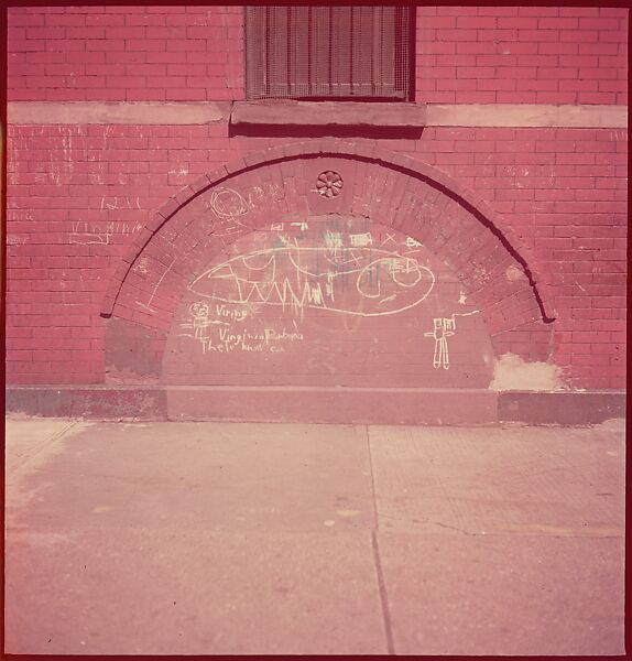 [235 Miscellaneous Views: Street Furniture, Signs, and Architectural Details], Walker Evans (American, St. Louis, Missouri 1903–1975 New Haven, Connecticut), Color film transparency and negative