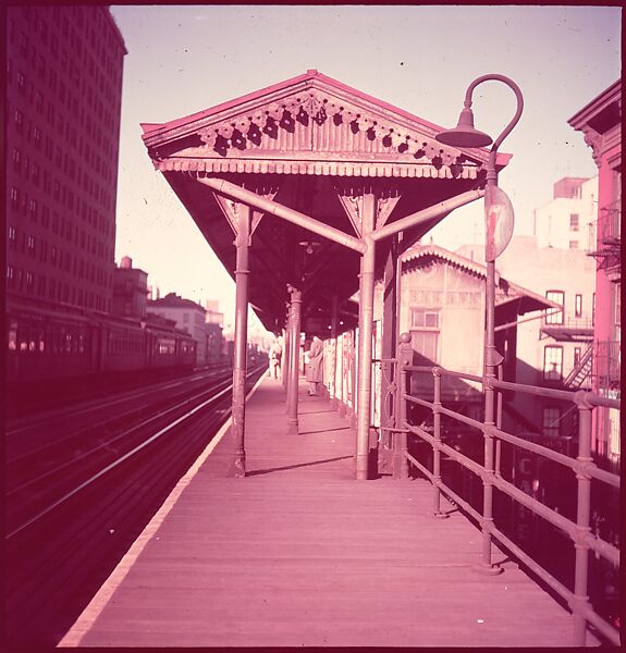 [235 Miscellaneous Views: Street Furniture, Signs, and Architectural Details], Walker Evans (American, St. Louis, Missouri 1903–1975 New Haven, Connecticut), Color film transparency and negative