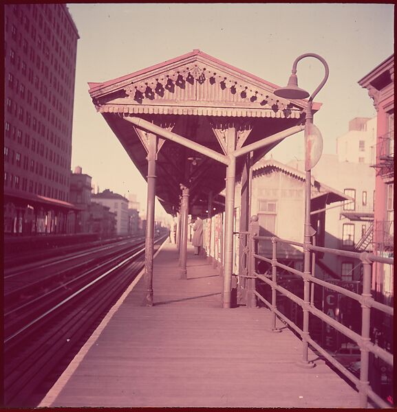[235 Miscellaneous Views: Street Furniture, Signs, and Architectural Details], Walker Evans (American, St. Louis, Missouri 1903–1975 New Haven, Connecticut), Color film transparency and negative