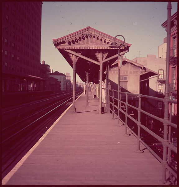 [235 Miscellaneous Views: Street Furniture, Signs, and Architectural Details], Walker Evans (American, St. Louis, Missouri 1903–1975 New Haven, Connecticut), Color film transparency and negative