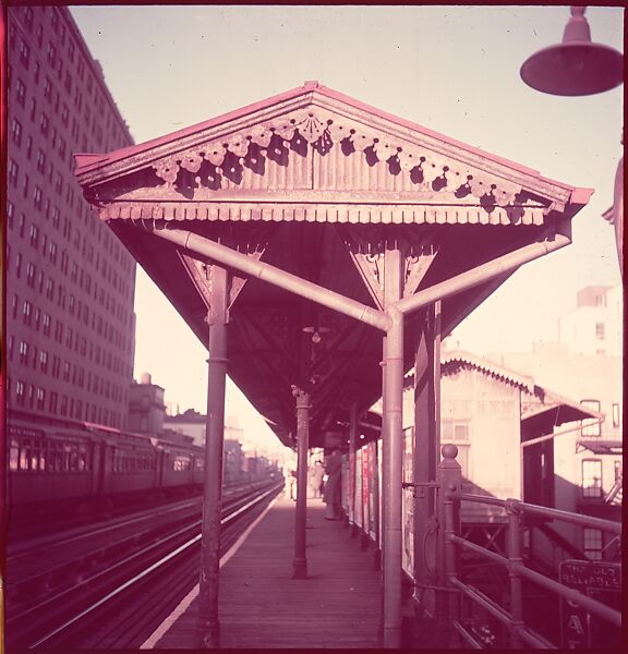 [235 Miscellaneous Views: Street Furniture, Signs, and Architectural Details], Walker Evans (American, St. Louis, Missouri 1903–1975 New Haven, Connecticut), Color film transparency and negative