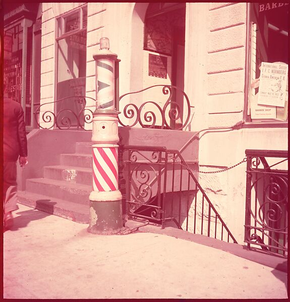[235 Miscellaneous Views: Street Furniture, Signs, and Architectural Details], Walker Evans (American, St. Louis, Missouri 1903–1975 New Haven, Connecticut), Color film transparency and negative