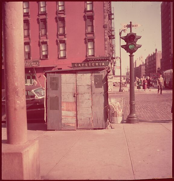 [235 Miscellaneous Views: Street Furniture, Signs, and Architectural Details], Walker Evans (American, St. Louis, Missouri 1903–1975 New Haven, Connecticut), Color film transparency and negative