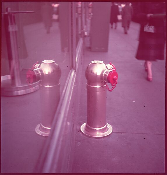 [235 Miscellaneous Views: Street Furniture, Signs, and Architectural Details], Walker Evans (American, St. Louis, Missouri 1903–1975 New Haven, Connecticut), Color film transparency and negative