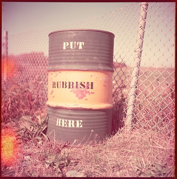 [235 Miscellaneous Views: Street Furniture, Signs, and Architectural Details], Walker Evans (American, St. Louis, Missouri 1903–1975 New Haven, Connecticut), Color film transparency and negative