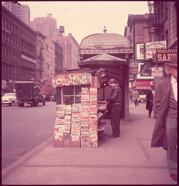[235 Miscellaneous Views: Street Furniture, Signs, and Architectural Details], Walker Evans (American, St. Louis, Missouri 1903–1975 New Haven, Connecticut), Color film transparency and negative